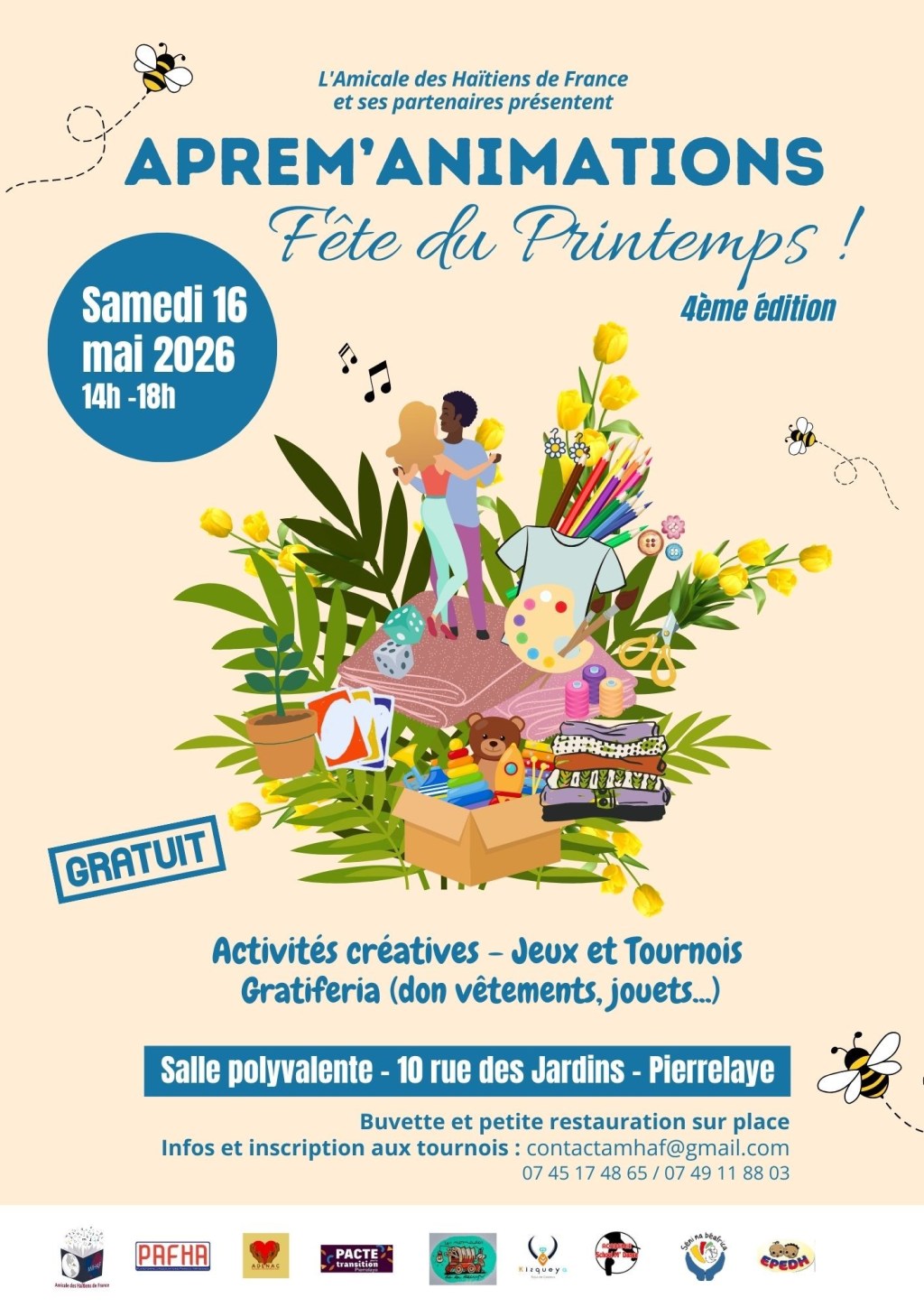 FETE DU PRINTEMPS – APREM’ANIMATIONS 2026 – Quatrième édition